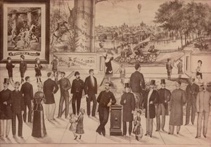 弗兰克·J·拉姆（Frank J Ramge）的贸易卡，布料和裁缝，1881年 作者 美国学校